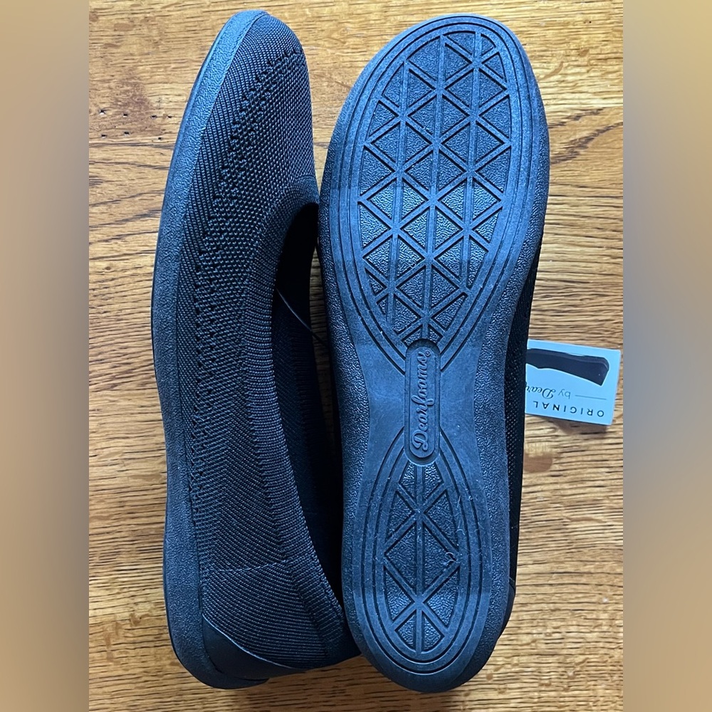 Dearfoams Original Comfort Ladies Flat Shoes size 7. Black. New with Tags. - Picture 5 of 10
